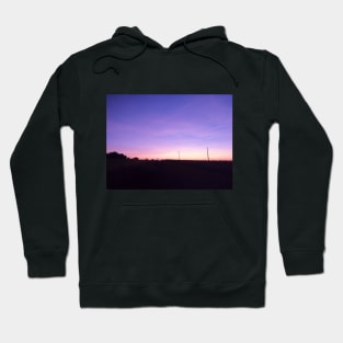 Purple sky | Sunrise | Photograph | Twlight Hoodie